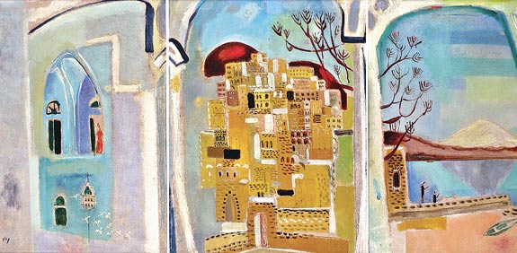 אמנות, מכירה של תירוש, טבריה של נחום גוטמן